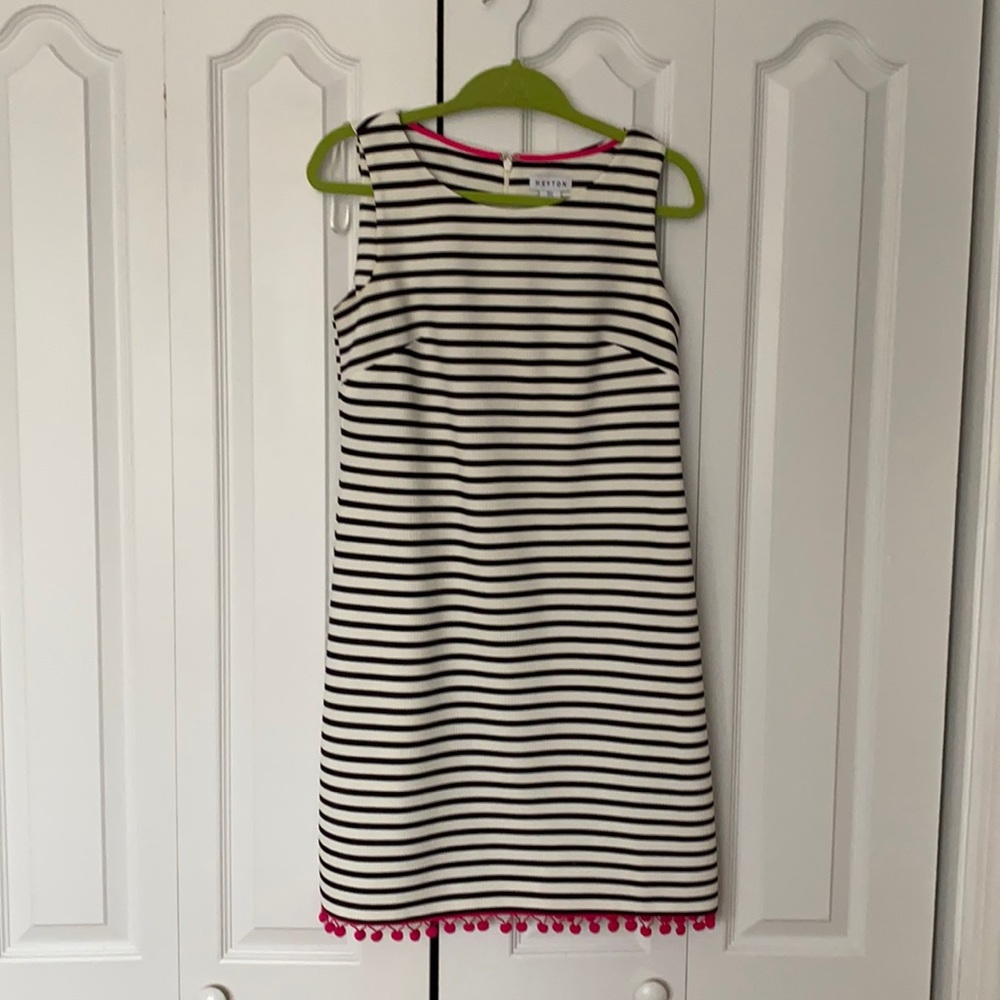 White dress with black stripes by Heyton